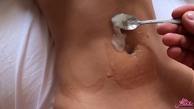 Deep Blowjob and Hot Sex Close-up - Eaten Sperm